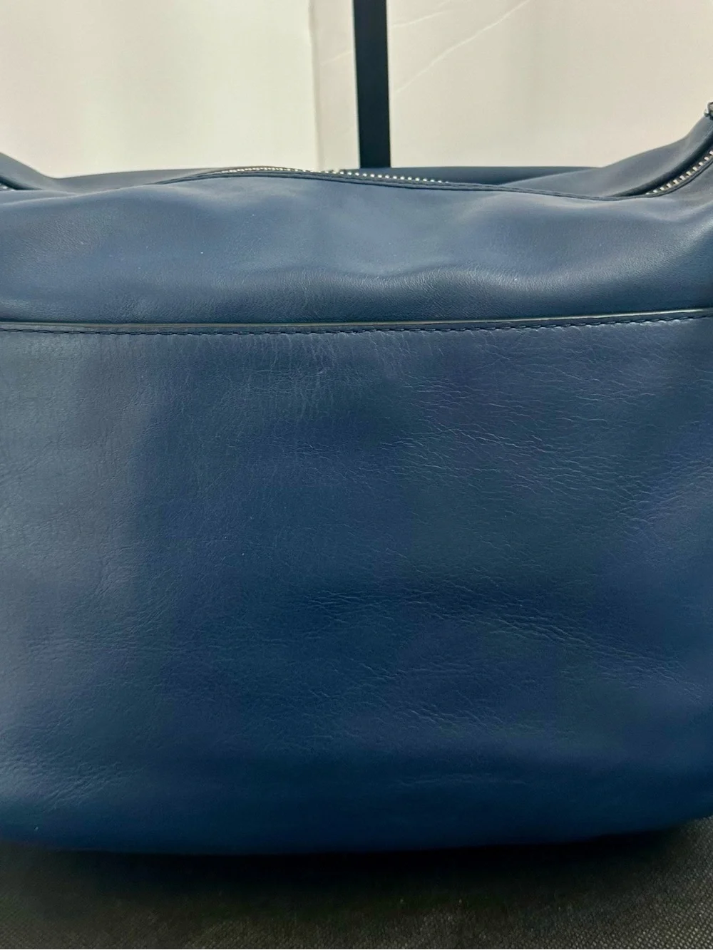 NWT Vera Bradley Carson Leather Shoulder/Crossbody RETIRED Navy Minimalist